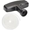 ZAMDOE Recoil Starter Handle 3 Meter Starter Pull Rope per STIHL Poulan Motosega Tosaerba Trimmer Edger decespugliatore Rotavator Tiller Parti del Motore (Bianco 4 mm)
