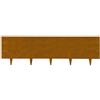 Rori Bordo da giardino in acciaio corten 1m - altezza 47 cm - bordo per prato flessibile - finitura superiore arrotondata - resistente alle intemperie e facile da installare