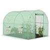 IDMarket - Serra tunnel di giardinario 6 m² verdi ZEBRA 2x3M