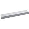 IRKA 1007 - Bordatura per prato Comfort XXL, lunghezza 100 cm - Bordatura per prato in alluminio, 8 cm passabile con il tosaerba - altezza 10 cm