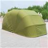 BEYSG Tenda da garage automatica per auto mobile con telecomando, in acciaio inox, pieghevole, per parcheggio, resistente (grigio, 5,9 x 2,7 m)