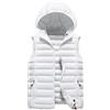 Generico Gilet Uomo Invernale - Panciotto Termico Giubbotti Leggero Smanicato Giubbino Softshell Giubbotto Tinta Unita con Tasche Multiple Abbigliamento Elegante Sportiva Trekking Giacca Bianco XL