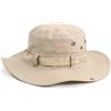 Hunphy Cappello Boonie, Cappello Trekking Tesa Larga, Cappello Pesca Stile Esercito, Cappello da Sole per Giungla, Cappello da Sole in Style Safari, Traspirante, per Uomo Donna, Caccia (Nailon, Beige)