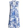 Iconique Donna Vestito Midi IC26-036 Viscosa Multicolore M