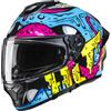 HJC Casco C71 SQUEEZE Giallo Azzurro HJC
