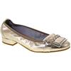 Alberto la Torre 4634 SCRACH El.Seta Ballerine in Pelle Platino Rosato Made in Italy