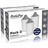 PerloPur PearlCo Protect+ classic - per acqua dura - Confezione 3 filtri per aqua (compatibile Brita® Classic)