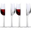 Generico 1/2/4 Pezzi Bicchieri Da Vino Cristallini - Bicchieri Da Champagne In Vetro Da 140 Ml | Novità Bicchiere Da Vino A Forma Di Metà | Bicchieri Da Vino Alti Vintage In Vetro A Stelo Lungo, Mezza Tazza
