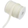 M METERXITY Nastro Sbieco a Doppia Piega 1/2 Pollice 55 Iarde Nastro Sbieco in Cotone, Nastro Sbieco a Doppia Piega, per Cucito/Cucitura, Orlo/Legatura//Quilting/Artigianato [Bianco Beige]