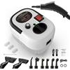 TwoOases Pulitore a Vapore, Vaporetto Pulitore Vapore Casa, Pulitore a Vapore Portatile, Serbatoio dell'Acqua da 1200ml, Steam Cleaner ad Alta Pressione per Auto, Cucina, Bagno, Piastrelle, Finestre - Bianco