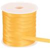 sourcing map Nastro sbieco doppio piegato per cucito, 9,5 cm x 50 m, in raso, pre-piegato, nastro continuo per cuciture, trapuntatura, orlo, rilegatura fai da te, giallo