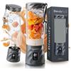 BlendyGo 3 frullatori portatili, mini frullatore da 550 ml, frullatore per smoothie maker to go, wireless, trita ghiaccio e frutta, senza BPA, PulseMotion & BlendPro (Base Camp)