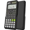 NEWYES Calcolatrice scientifica con 401 funzioni, display LCD a 2 righe, colore nero, ideale per scuola, studio e lavoro (matematica, fisica, chimica)