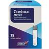 COUNTOUR Strisce Misurazione Glicemia Contour Next 25 Pezzi