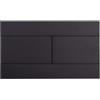 OLI Placca di Comando Slim Dual Nero Opaco Soft Touch per Cassette WC ad Incasso OLI - OL0659056 Nero Opaco