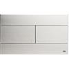 OLI Placca di Comando Slim Dual Cromo Satinato per Cassette WC ad Incasso OLI - OL0659046 Cromo Satinato