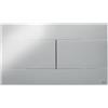 OLI Placca di Comando Slim Dual Cromo Lucido per Cassette WC ad Incasso OLI - OL0659044 Cromo Lucido