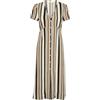Part Two Jamellapw - Vestito da Donna, Brown Sugar Stripe, 42