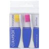 Curaprox Testina Ricambio Spazzolino Hydrosonic Sensitive Giallo Rosa 2 Pezzi 1 pz Accessori
