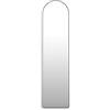IDMarket - Specchio Nero di Contorno 160 x 40 cm
