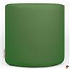 ARKETICOM CHILL Pouf Poggiapiedi Rotondo Ecopelle Sfoderabile PUFF Verde 55x42