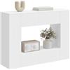 vidaXL Tavolo consolle Bianco 101 x 29 x 74 cm Legno ingegnerizzato, Tavolo Consolle Moderno per Soggiorno, Design Rettangolare, Compatto e Resistente all'Umidità, Perfetto per Ingresso