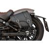 ends cuoio Borsa in cuoio con apertura magnetica rapida compatibile con modelli di moto Indian Scout Bobber 2018-2024, Scout Rogue, Scout Twenty, Scout Bobber sixty 100% Made in Italy (Cuoio Rugato, Sinistra)