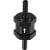 Hihaha Valvola di controllo del carburante unidirezionale/Valvola di non ritorno interna per carburante benzina diesel/Resistente 0,24 6mm OD / 1 pezzo nero