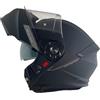 DOBLE XX MT Helmet Casco Abatible Genesis Taglia L (59/60) Nero Opaco con Omologazione 22.06