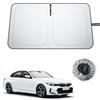 BIBIBO Compatibile con BMW serie 3 G20 4 G22 2020-2025 2026 protezione solare, protezione dai raggi UV, parabrezza dell'auto, parasole auto, tessuto antipiega, interno parasole, parabrezza, accessori