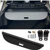 Motoforti Copertura Bagagliaio Retrattile Per BMW X1 2023-2024 1pc | Materiale Lega Alluminio Tela, Colore Nero Lucido, Dimensioni Asta 96.2-96.3 Cm, Funzione Protezione Privacy