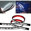 YONGMING Striscia di luci LED flessibile da 30cm e barra per interni di auto/moto/SUV 12V bianco, confezione da 2