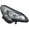 V-MAXZONE PARTS Fari VP1626P Faro Lato Destro Faro Lato Passeggero Gruppo Faro Anteriore Lampada Auto Luce Nero LHD Compatibile Con Opel Corsa E 2014 2015 2016 2017 2018-