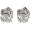AYrMtH Avviamento a strappo in alluminio artiglio nottolino Cog adatto for motore Minimoto 47cc 49cc 2 tempi Pocket Bike ATV Quad Mini Moto(2 pcs)