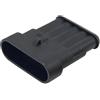 Generico 20/50/100 Set 1.5 Serie 1/2/3/4/5/6 Pin Impermeabile AMP Automobile Connettori Super Seal Connettore del cavo elettrico PA66 Nylon(4P Male,20 Sets)