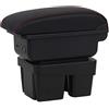 YJYWZH Bracciolo Auto per VW Golf 7 MK7 2015 2016 Console Centrale a Doppio Strato Grande Scatola di Immagazzinaggio (Cuciture Rosse)