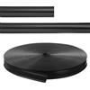 RUNROTOO Guarnizione Copriviti in PVC Nero per Camper Striscia Modanatura Esterna Resistente alle Intemperie Facile da Tagliare Rotolo da 50 Piedi per Rivestimento Trailer E Finiture Camper