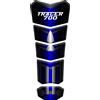 Tankpad PARASERBATOIO ADESIVO, RESINATO EFFETTO 3D compatibile con Yamaha Tracer 700 (Nero/Blu)