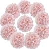 Flojery, Composizione sferica di ortensie in seta, con steli, per decorazione della casa, matrimonio, confezione da 10 (rosa confetto)