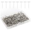 ktxaby 500 spille a T da 2,5 cm, in acciaio inossidabile, stile moderno, argento