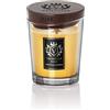 Vellutier Candela profumata Tropical Voyage, Candela in Barattolo, Specialmente Formulata con Cera Vellutata, Coperchio Legno, Aroma di Mango e Limone, 11,5 x 9 cm, Medio, 255 g