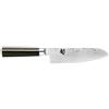 KAI Shun Classic piccolo Santoku 14 cm lunghezza lama - First Touch - Coltello damasco 32 strati nucleo VG MAX - 61 (±1) HRC - Manico in legno Pakka - coltello da cucina giapponese forgiato