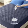 BEDLORE Coprimaterasso Matrimoniale Impermeabile 160x190 cm, Blu