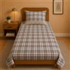 GX GARGIX Completo Letto Singolo 100% Cotone - Set Lenzuola Una Piazza con Sotto, Sopra e Federa - Morbido e Traspirante (GX/ASX-27)
