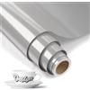 LIKCUT Vinile Adesivo Vinile Grigio, 30,5x 183 cm per tutti i plotter da taglio, regali fai da te, tazza, finestra