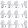 Beebeecraft 1 Scatola 20 Clip per Orecchini Orecchini A Clip in Argento Sterling Placcato Risultati per Orecchini Non Forati con Anello e 20 Cuscinetti per Fai da Te Creazione di Gioielli