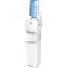 GOVITA - Dispenser Acqua con Boccione a Colonna - Erogatore Acqua Fredda Silenzioso per Casa e Ufficio, Design Compatto, Facile da Usare, Compatibile con Boccioni Standard (Bianco 2)