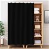 GZGLZDQ Tendine Sottolavello Cucina con Binario Scorrevole, Autoadesivo per Mobili, Microfelpa Cucina Scorrevole, per Armadi, Scarpe, Librerie(Black,90 x 60 cm)