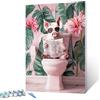 Tucocoo Kit pittura a olio su tela con pennelli e pigmenti acrilici per adulti e principianti, decorazione per la casa, 40,6 x 50,8 cm (senza cornice)
