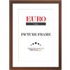 EUROLine35 Cornice foto in legno 70 x 145 cm su misura - colore: Wenge | taglia selezionabile | con vetro acrilico antiriflesso | cornici per foto | Manifesti | puzzle